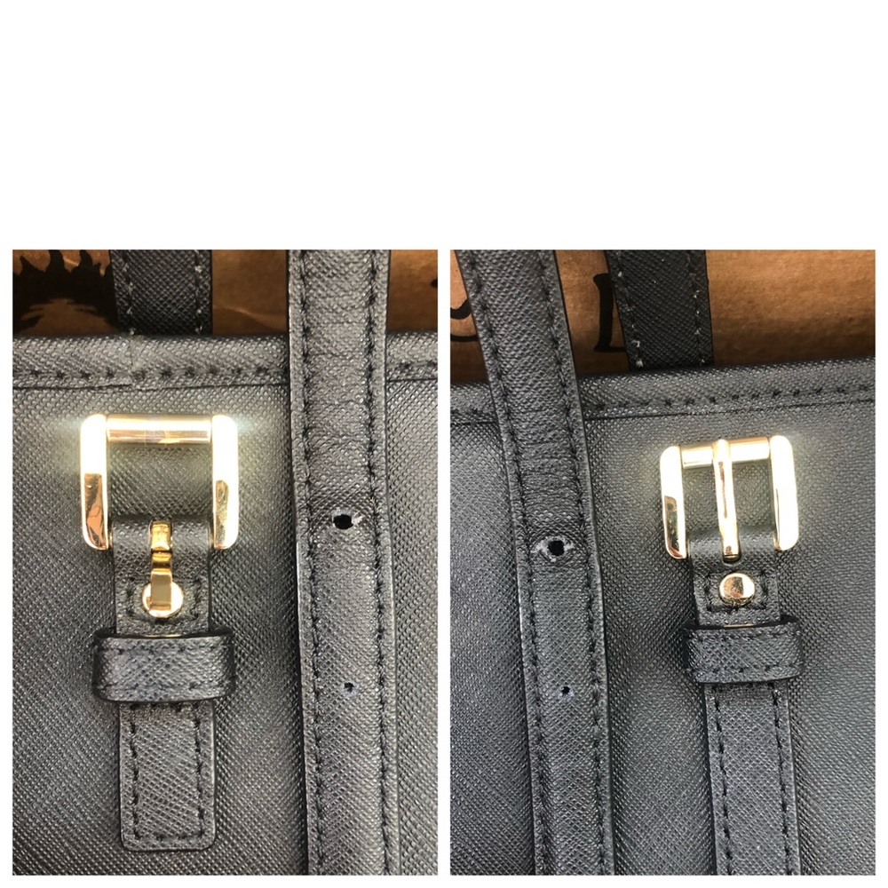Michael Kors Black Saffiano Jet Set Travel Tote Lg - Picture 11 of 15